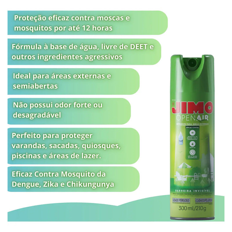 Inseticida Open Air Jimo Proteção Rápida E Prática 300ml