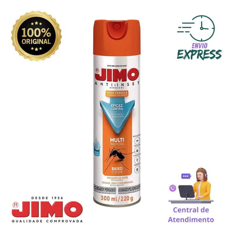 Jimo Baixo Odor Eficaz Contra Mosquitos Pernilongos 400ml