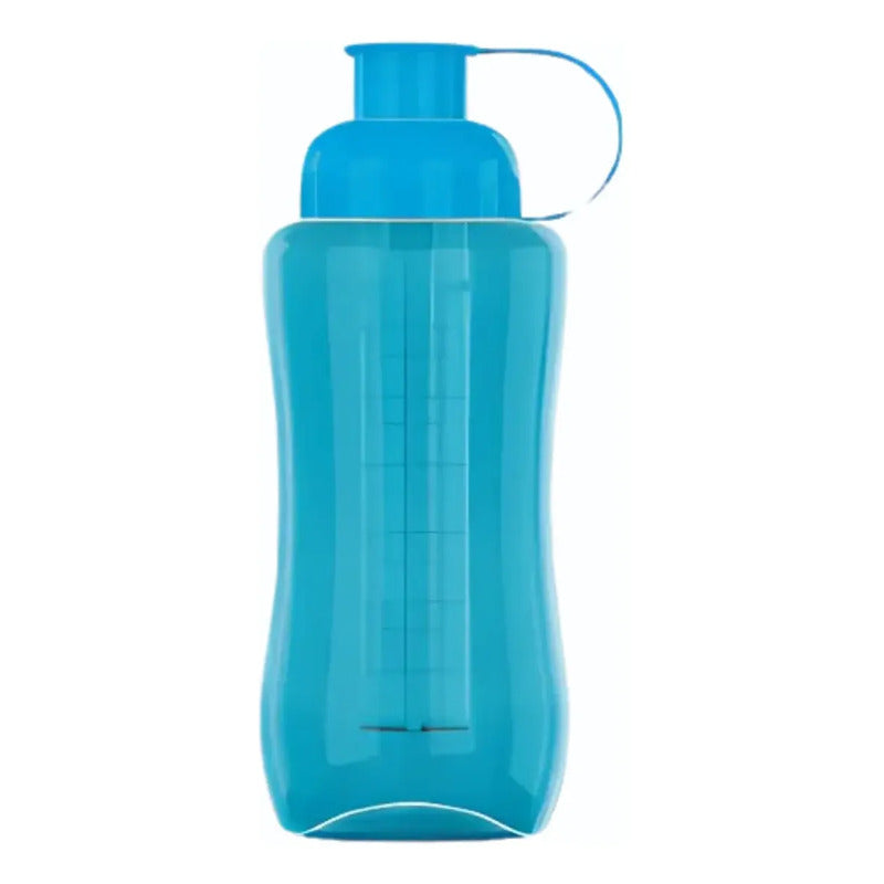 30 Unidadas Garrafa Squeeze Gela Rápido 600ml, Ice Bar Azul-claro