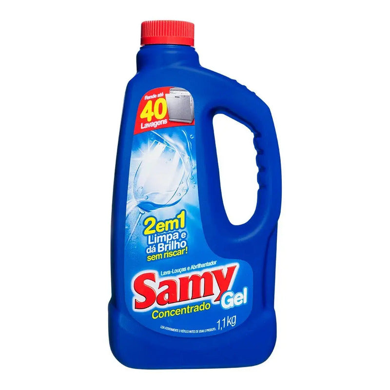 Detergente Lava Loucas Gel Conc 1,1l 1 Un Samy Samy