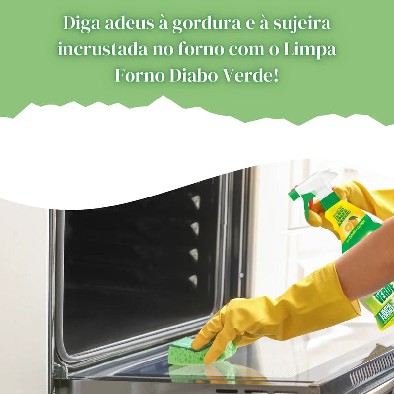 Limpa Forno Diabo Verde Eficaz Rápido E Sem Esforço 300ml