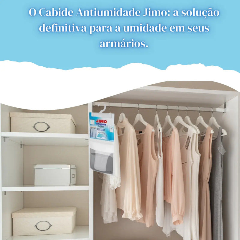 Cabide Antiumidade Antimofo Jimo 250g - Armário