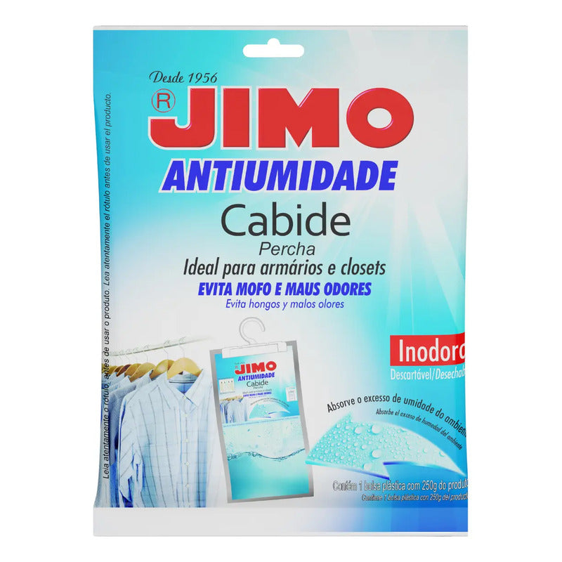 Cabide Antiumidade Antimofo Jimo 250g - Armário