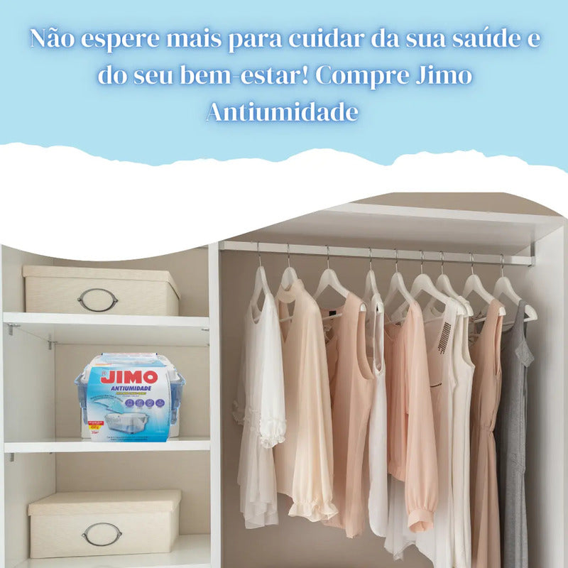 Refil Jimo Antiumidade 200g Antimofo Guarda-roupas Closets
